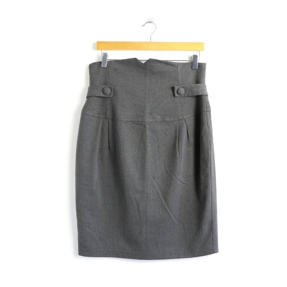CUE Australia unique design pencil skirt office 8 work career fun detail
